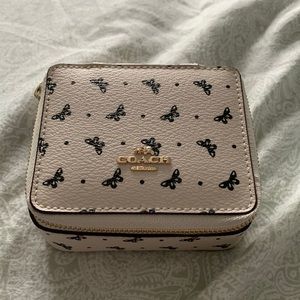 Adorable Coach jewelry travel box